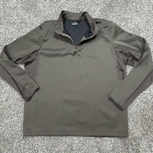 Men's Nike Golf Brown Quarter-Zip Jacket XL